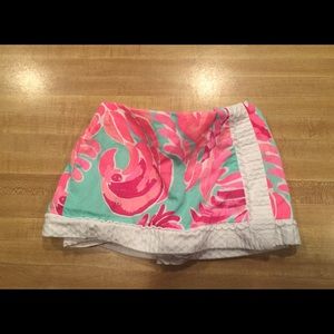 Lilly Pulitzer little Joana skort love birds print